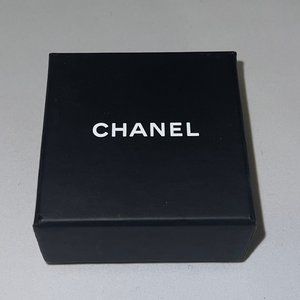 AUTHENTIC CHANEL Empty Earrings Necklace Gift Box W/ Velvet Insert